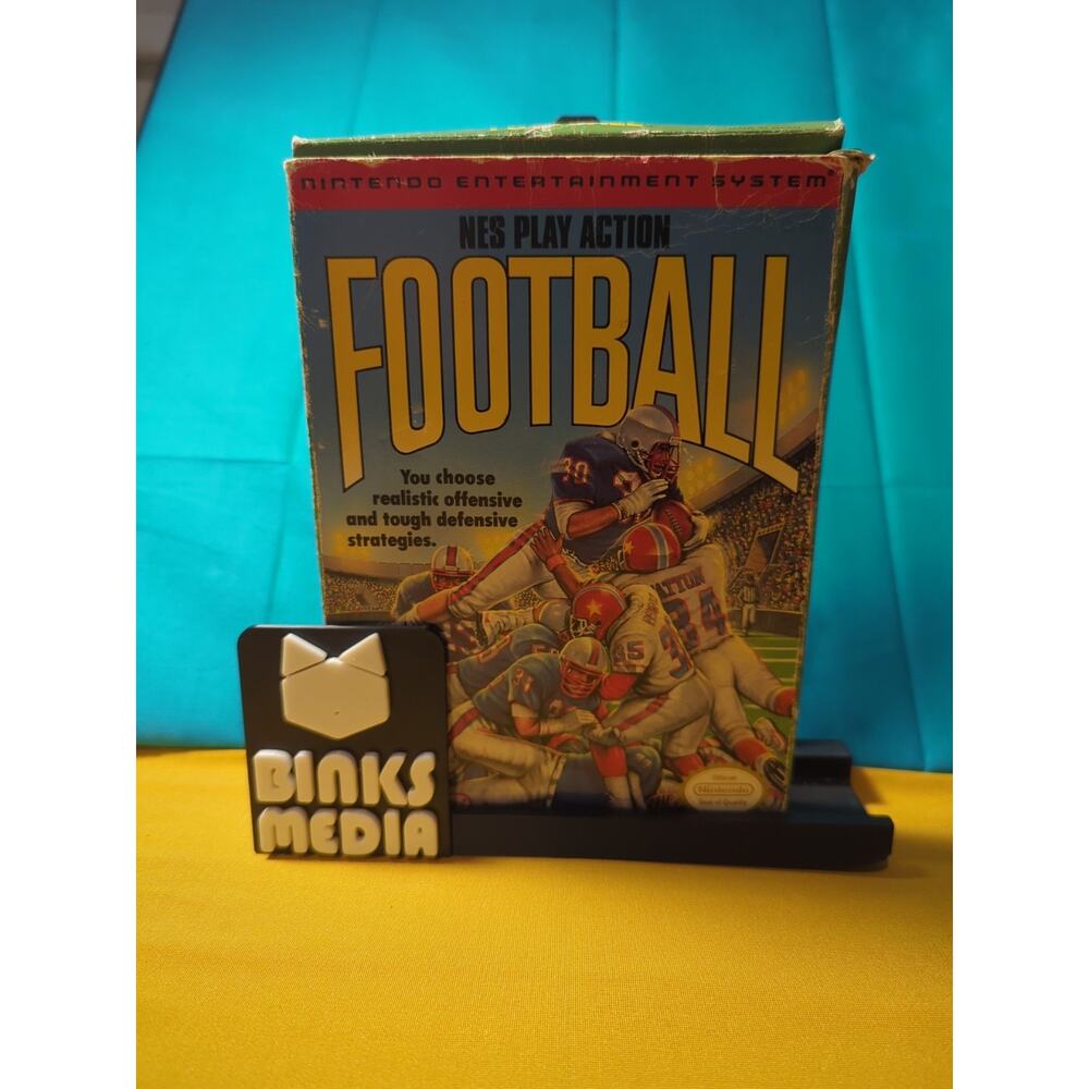 NES PLAY ACTION FOOTBALL - Nintendo NES Compete In Box Test